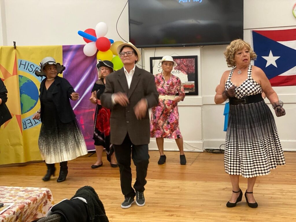 Attendees dancing at the Motown Memories at the Hispanic Center in Bethlehem