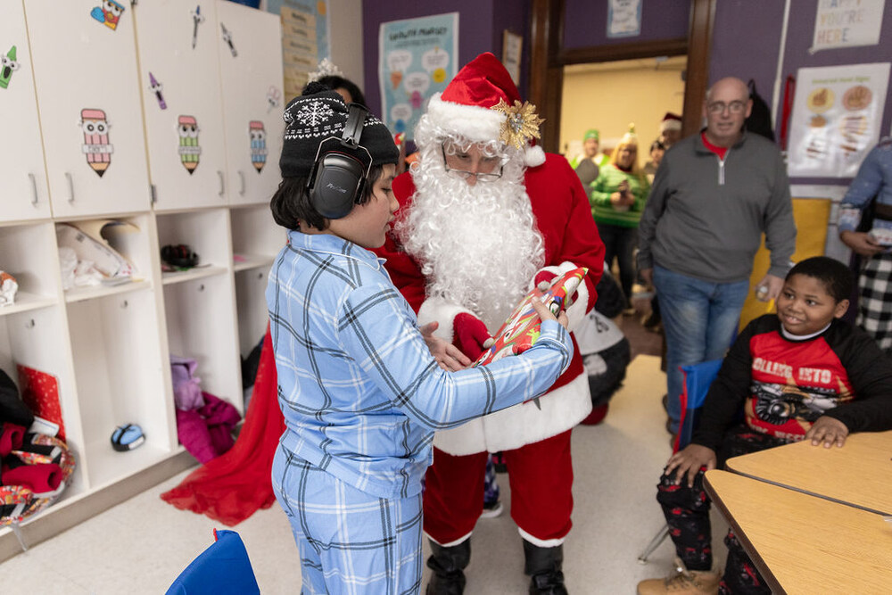 2024 TeenWorks Toy Drive at Roosevelt Elementary School in Allentown