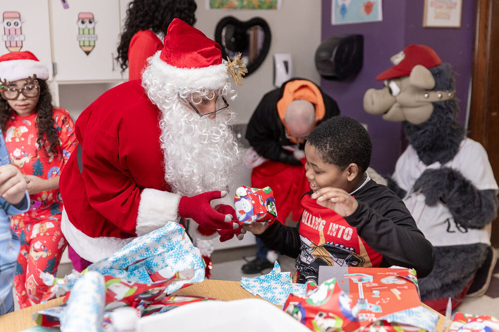 2024 TeenWorks Toy Drive at Roosevelt Elementary School in Allentown