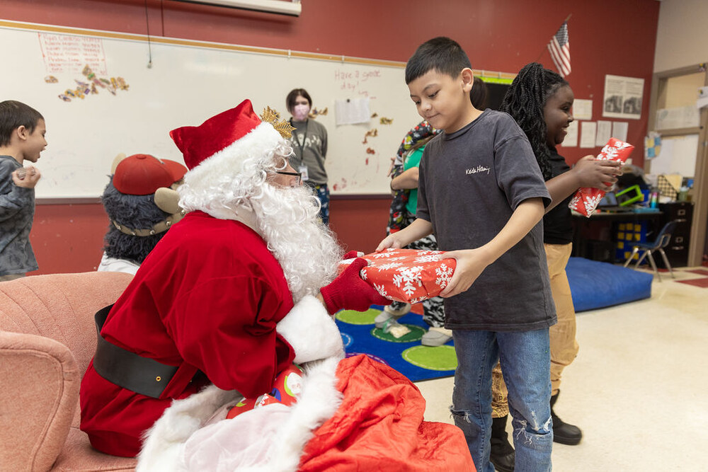 2024 TeenWorks Toy Drive at Roosevelt Elementary School in Allentown