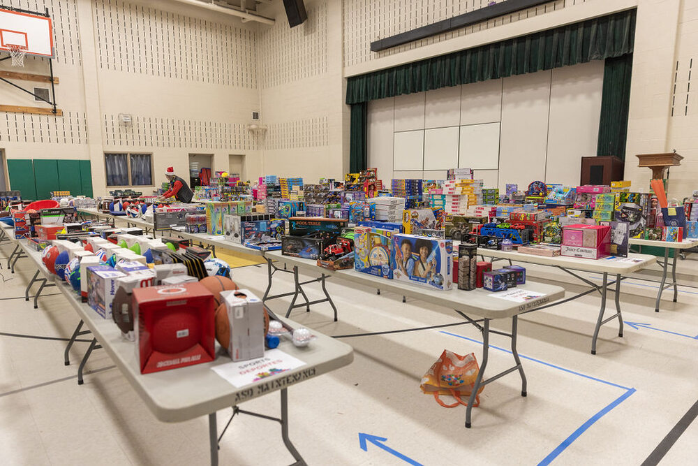 2024 TeenWorks Toy Drive at Roosevelt Elementary School in Allentown