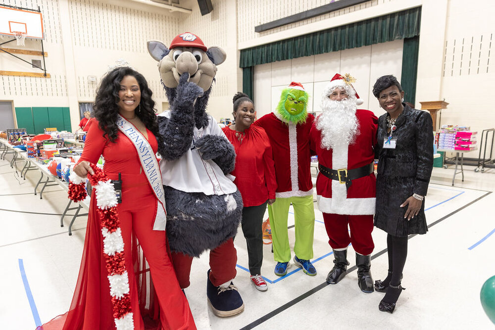 2024 TeenWorks Toy Drive at Roosevelt Elementary School in Allentown