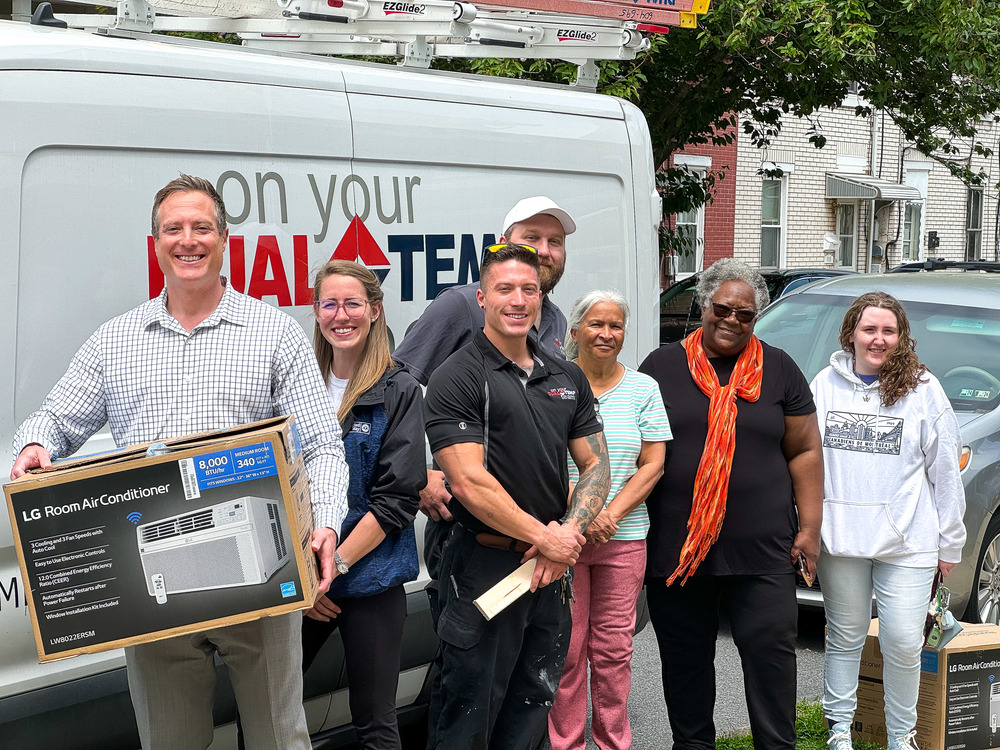Dual Temp Co., Inc. is enhancing the well-being of seniors in our community by installing 100 air conditioners in low-income homes, thanks to their "100 Cool Acts of Kindness Campaign" in partnership with United Way of the Greater Lehigh Valley.