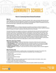 file - Role of Community School Coordinator