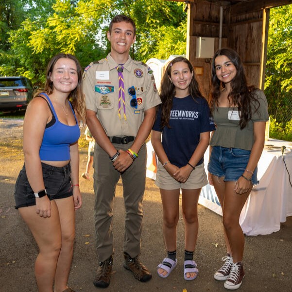 TeenWorks members and attendees at the Annual Summer Picnic