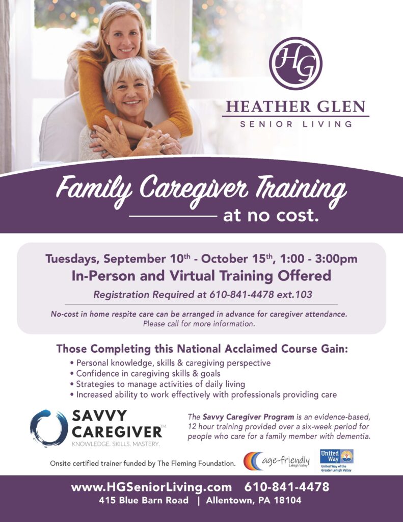 graphic - family caregiver training