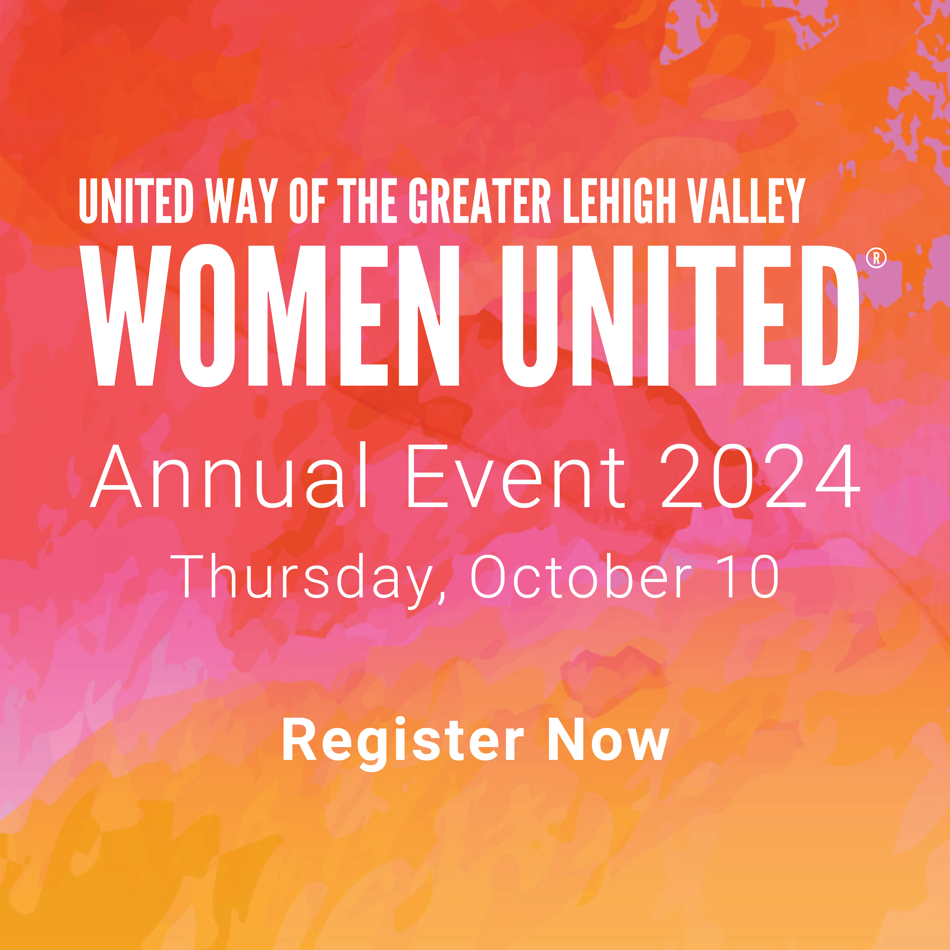 graphic United Way of the Greater Lehigh Valley Women United Annual Event