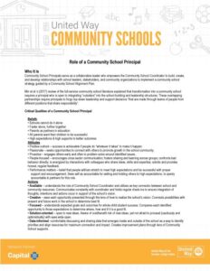 file - Role of a Community School Principal