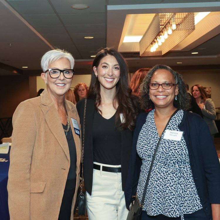 Women United president, Lisa Daugherty, and guests at Women United's Annual event in Allentown