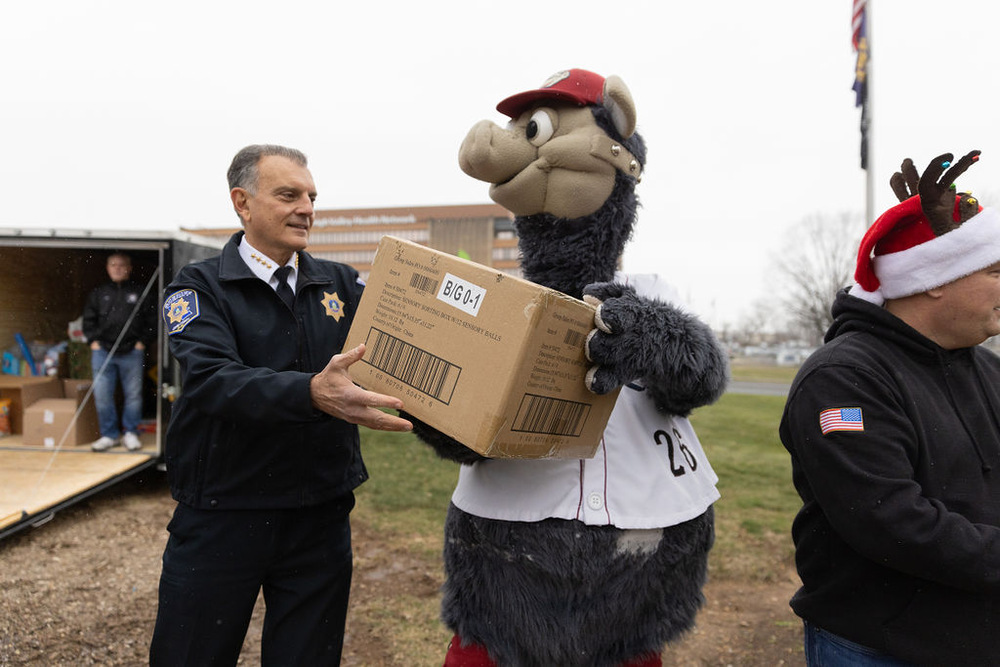 2024 TeenWorks Toy Drive at Roosevelt Elementary School in Allentown